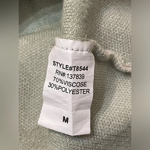 DEBUT~Heart and Flower Checkered Pattern Cropped Sweater Medium - Picture 7 of 7